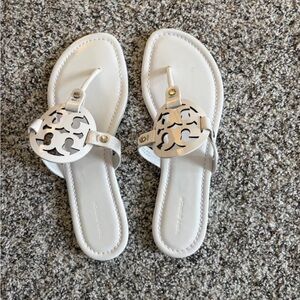 Tory Burch White Sandals